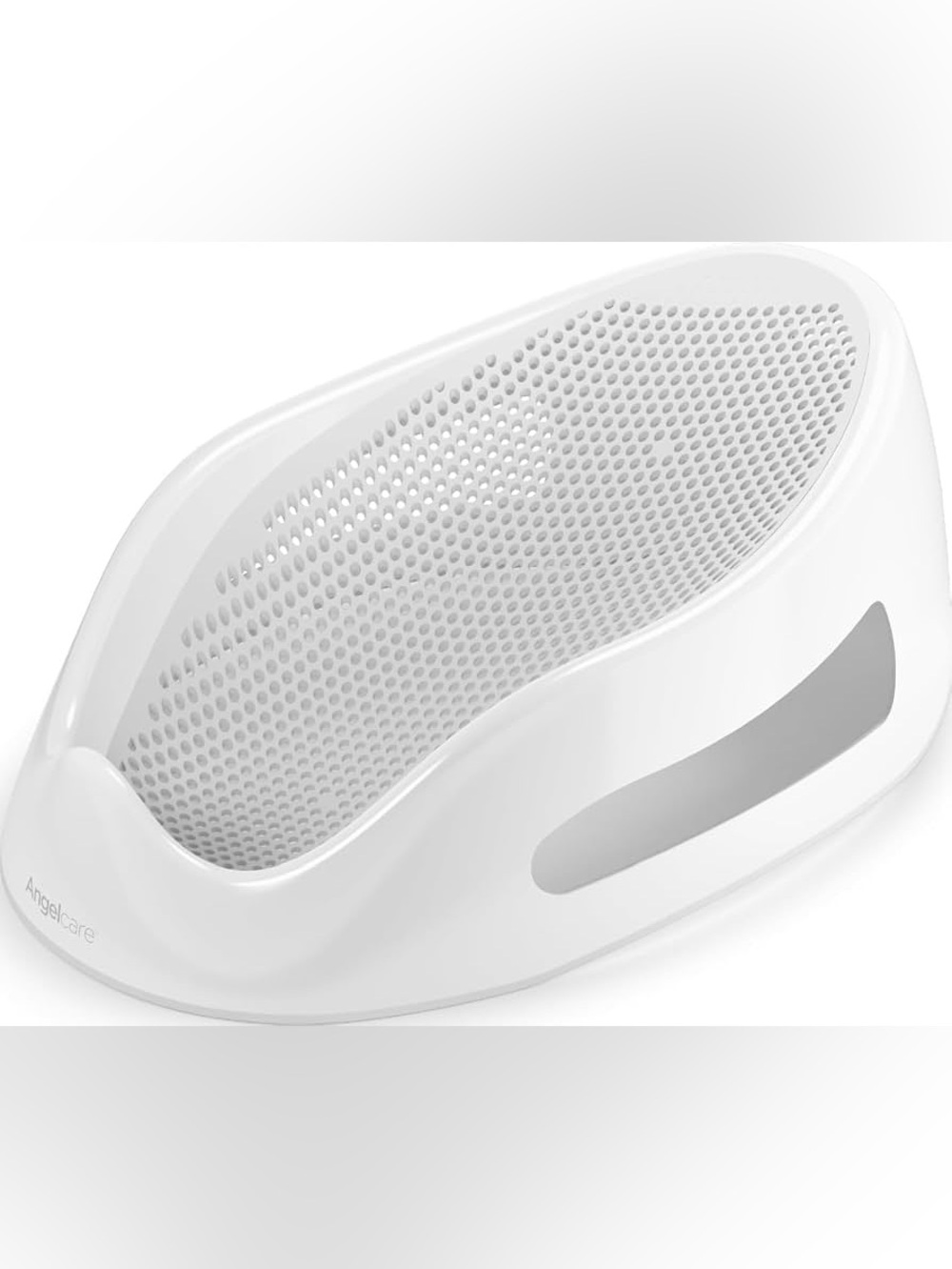 Angelcare White Baby Bath Support - Non-Slip Comfort Seat